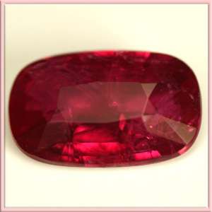 GRS Certified 3.20 Ct.100% Unheated Blood Red Ruby.  