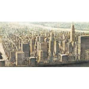   of Manhattan   Poster by Matthew Daniels (54 x 27.5)