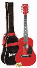 NEW LAUREN 30 STUDENT RED ACOUSTIC GUITAR PACKAGE  