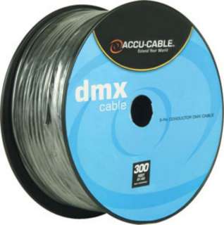 ACCU CABLE AC3CDMX300 3 PIN DMX LIGHT CABLE 300FT SPOOL  