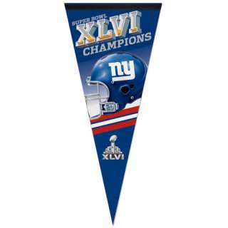 New York Giants Super Bowl XLVI Champions 17 x 40 Premium Team Felt 