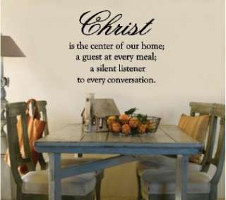   Of Our Home Christian Vinyl Decal Sticker Wall Lettering Words  