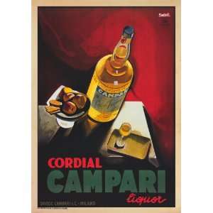  Leonetto Cappiello 38.2W by 54.25H  Cordial Campari 