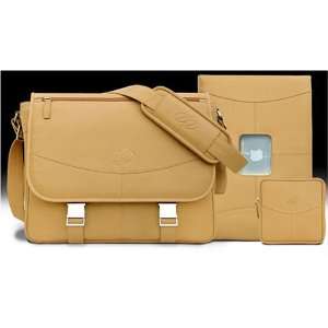13 MacCase Premium Leather MacBook Shoulder Bag/ Sleeve / Pouch Set 