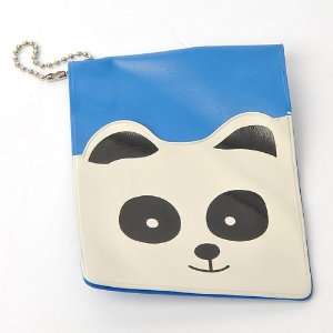    Panda Id Credit Name Card Holder Case Slot Blue: Office Products