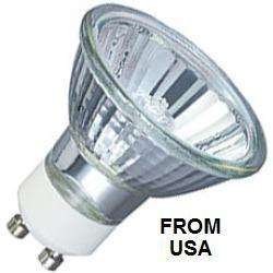 HALOGEN 120V GU10 BASE LIGHT BULB 20W 35W 50W 75W  