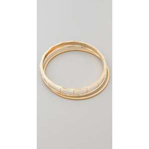  Adia Kibur Gold Bamboo Bangle Set Jewelry