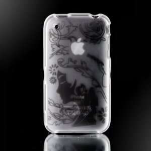  Female Silhouette on Clear Shadow rubber feel ABS case 