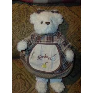  1997 Hershey Girl Bear with Brown Dress, Pantaloons and 