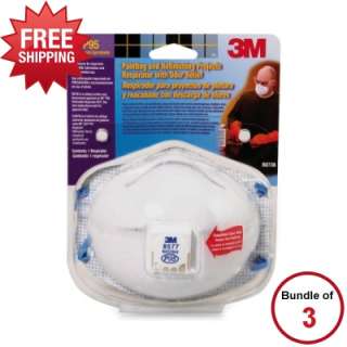 3m   8577PA1B   3M Odor Relief Respirator   3 Item Bundle 