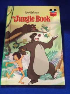   Disneys The Jungle Book 1993 Wonderful World of Reading Hardback Book