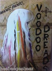 Manic Panic Voodoo Dreads Extension Shocking Blue 22 New Clip In 