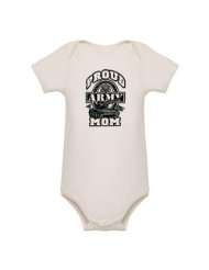 Artsmith, Inc. Organic Baby Bodysuit Proud Army Mom Tank