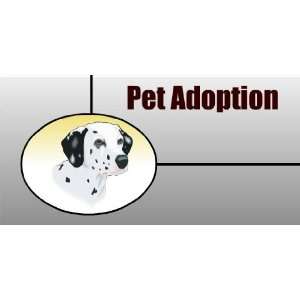  3x6 Vinyl Banner   Pet Adoption 