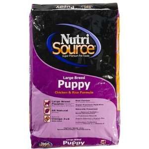  Nutri Source Large Breed   Puppy   Chicken & Rice   18 lbs 