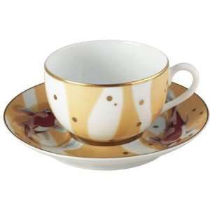  Raynaud Constellation Carp Set of 2 Teacups & Saucers 