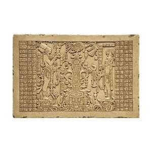  Maya Tablet of the Foliated Tree of Life Relief