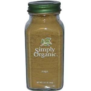 Simply Organic Sage Leaf Ground Grocery & Gourmet Food
