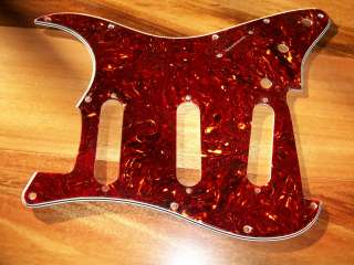 Fender Strat Pickguard 4 Ply Tortoiseshell SSS Stratocaster Floyd Rout 