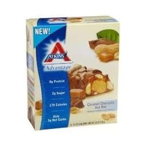  Atkins Advantage Bar Caramel Choc Nut Roll 5 bars: Health 
