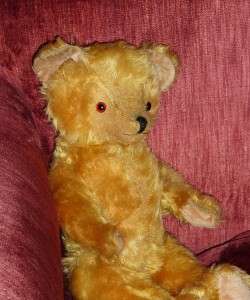 Old Golden Sweet and Cuddly Teddy Bear Big Ears Loved  