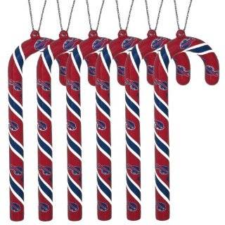 Buffalo Bills Candy Cane Ornaments Box Set