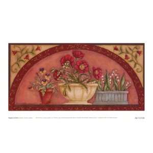  Poppies In Arch by Renee Charisse Jardine 9.00X5.00. Art 