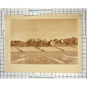  ANTIQUE PRINT VIEW WHITSTABLE ENGLAND BEACH HOUSES: Home 