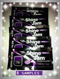 Shine n Jam Cond. Gel Ext. Hold Samples FreeShipping  