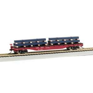  Flat Car with Load Union Pacific? with Steel Load: Toys 