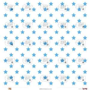  Star Struck : White Sky Large Star Pattern 65lb Paper 