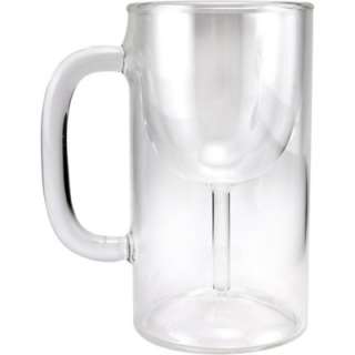 Novelty Winestein Wine Glass In A Beer Mug Stein    