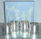 Wedgwood Wish Napkin Rings Silver Plated Set of 4 Gift 