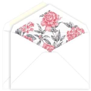   Tiffany White Crimson Botanical Lined (50 Pack): Arts, Crafts & Sewing