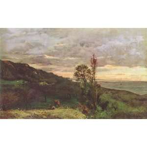 Hand Made Oil Reproduction   Charles François Daubigny   24 x 14 