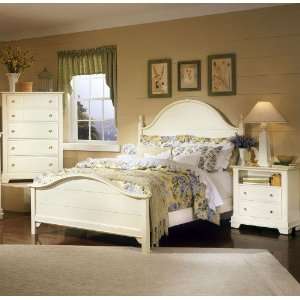  King Panel Bed by Vaughan Bassett   Snow White (BB24 668R 