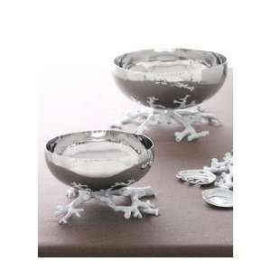  Michael Aram Coral Reef White Bowl Large 13 Inch: Home 