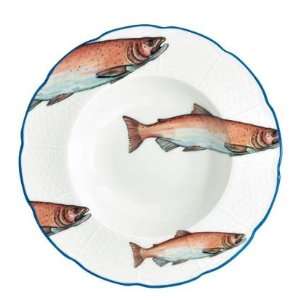  Raynaud Dinard Rim Soup Plate (Salmon) 8 in