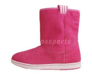 Adidas Kiahna Lo NEO Label Pink Suede White 2011Winter Women Casual 