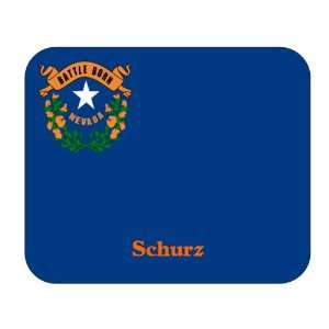    US State Flag   Schurz, Nevada (NV) Mouse Pad 