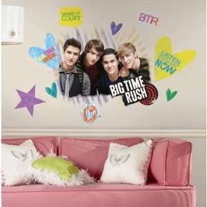  Big Time Rush Peel & Stick Giant Wall Decal: Everything 