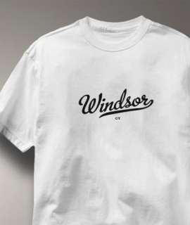 Windsor Connecticut CT METRO WHITE Hometown T Shirt XL  