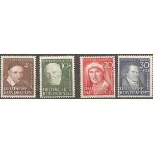   Postage Stamp GermanyWelfare personalities B320B323 