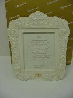 WEDDING PHOTO PICTURE FRAME ROMAN INC 4X5 ANGEL WINGS  