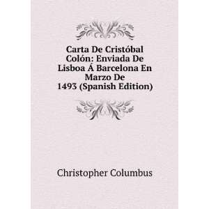   De 1493 (Spanish Edition): Christopher Columbus:  Books