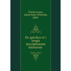   latinarum Jakob Peter Wilhelm, 1860  Christiansen Books
