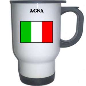  Italy (Italia)   AGNA White Stainless Steel Mug 