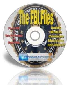The True FBI Files Over 180 Files in 1.50GB DVD  