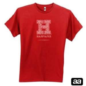 Harvard Crimson Collection Burgundy T Shirt  Sports 