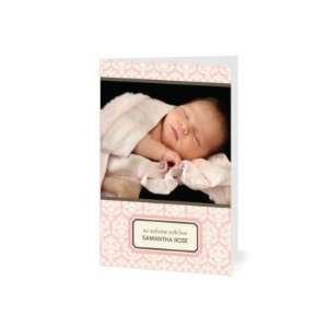  Girl Birth Announcements   Ornate Elegance By Dwell: Baby